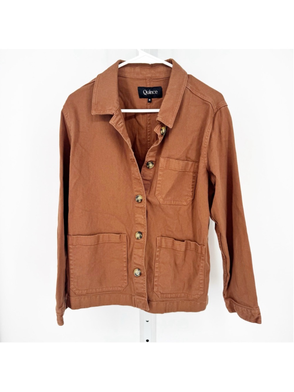 Quince Organic Comfort Stretch Chore Jacket M - Picture 4 of 8